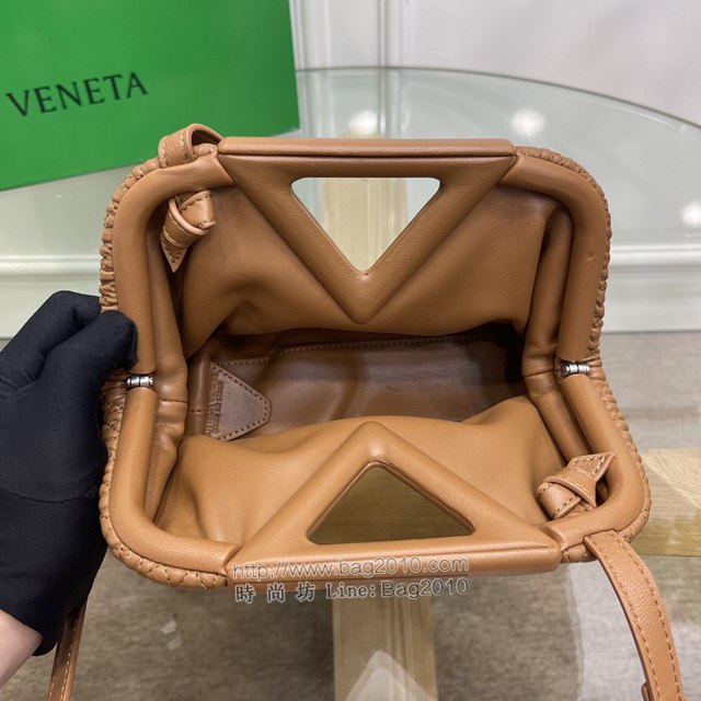 Bottega veneta高端女包 8546B BV寶緹嘉2021包包最新triangle倒三角手提單肩斜挎包三角包  gxz1280